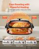 Roaster Oven, 18QT Electric Roaster Oven, 150-450°F Adjustable Temperature Electric Roasting Pan