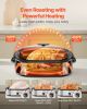 Roaster Oven, 14QT Fast-Cooking Turkey Roaster, 150-450°F Adjustable Temperature Electric Roasting Pan with Self-Basting Lid, Roasting Lift-Out Rack