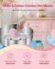 Commercial Cotton Candy Machine with Cart Sugar Floss Maker 1000W for Party Blue